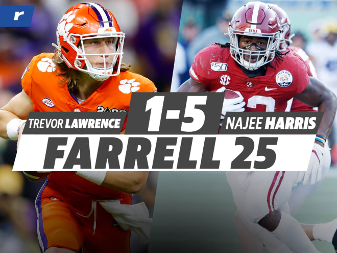 Farrell 25: College football's top players, Nos. 1-5