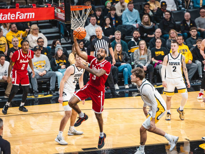 Nebraska collapses late in Iowa City, loses to hot-shooting Iowa in OT