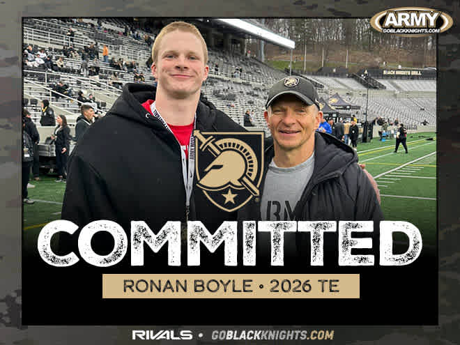 2026 TE Ronan Boyle makes it official - he’s a Black Knight