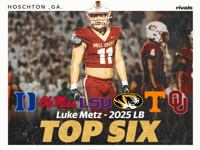 Coveted LB recruit Luke Metz down to six programs, decision on deck