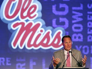 Freeze defends Ole Miss program at SEC Media Days