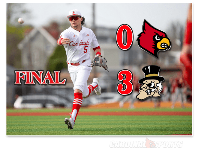 Louisville loses Game 2 and Series vs Wake Forest