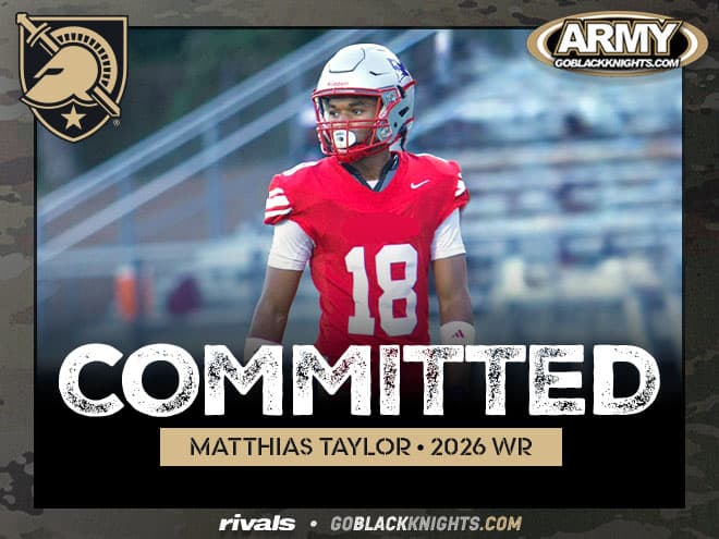 Inside WR Matthias Taylor’s commitment to Army