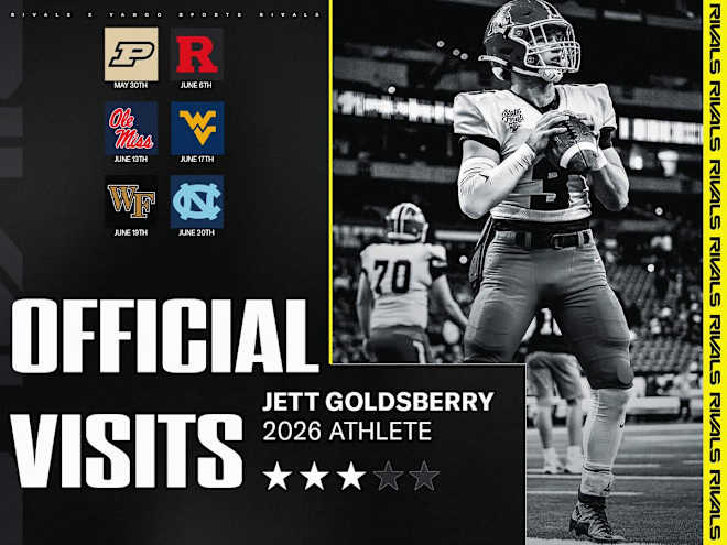 Jett Goldsberry breaks down six official visits, including Purdue