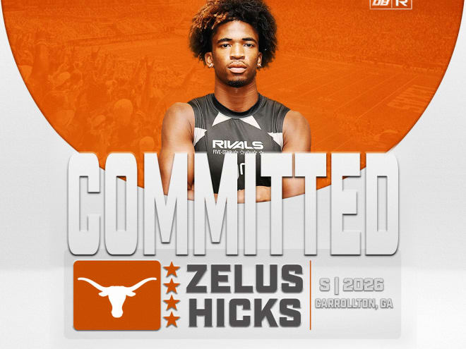 Longhorns land commitment from elite safety Zelus Hicks