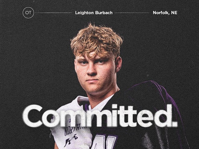 2026 OT Leighton Burbach commits to Northwestern
