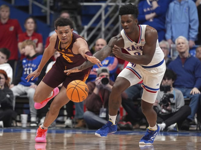 ASU falls to Kansas in second half collapse