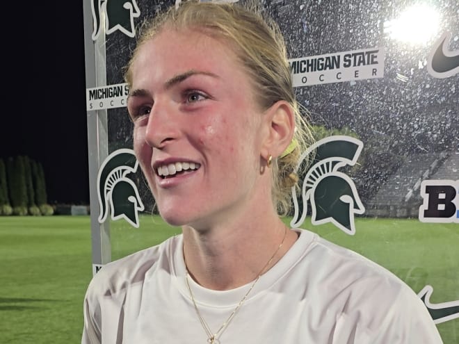 No. 5 MSU women's soccer team blanks UM, 1-0, in front of record crowd