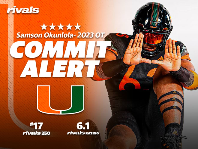 Five-star Samson Okunlola commits to Miami