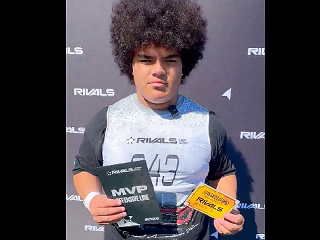 Oregon, USC, Alabama trending at the top with touted 2027 OL Lex Mailangi