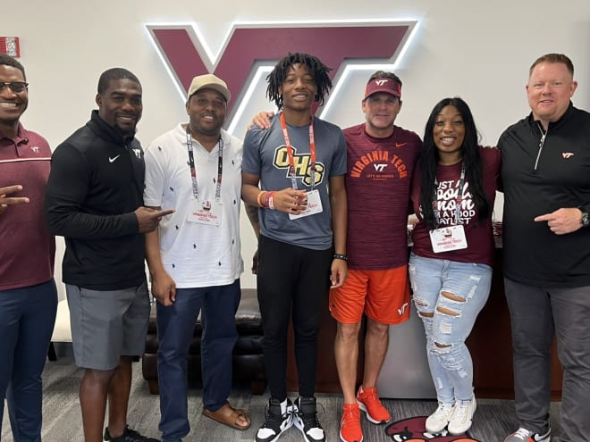Drake Stubbs visits Blacksburg and earns his offer