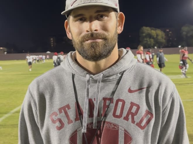 Stanford TE coach Nate Byham looks ahead to Louisville