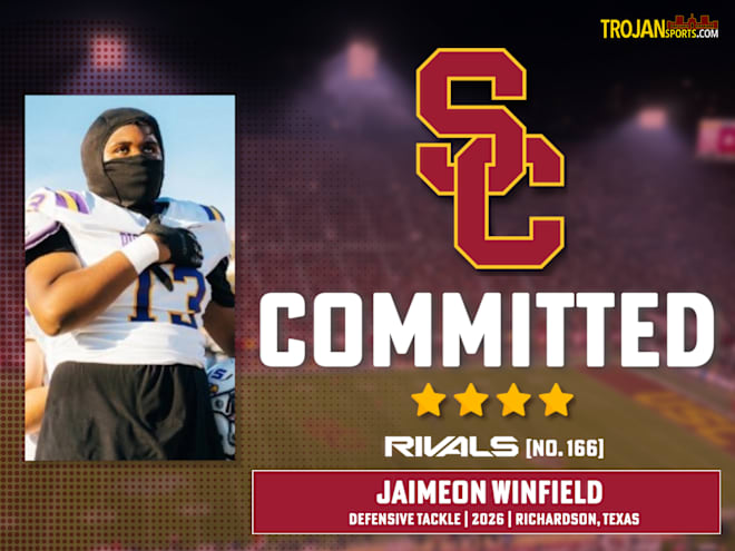 Four-star Texas DT Jaimeon Winfield commits to USC