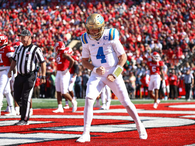 QB Ethan Garbers' career day gives UCLA first-ever Big Ten win, ends slide