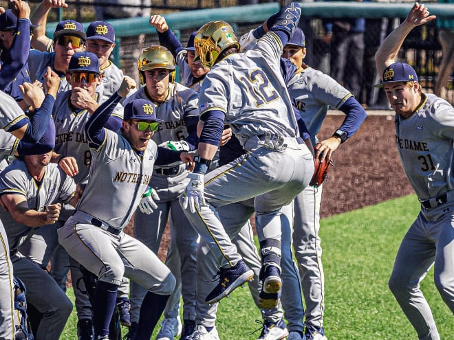 Newcomers make strong first impressions as Notre Dame baseball sweeps Rice