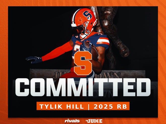 2025 RB Tylik Hill commits to Syracuse