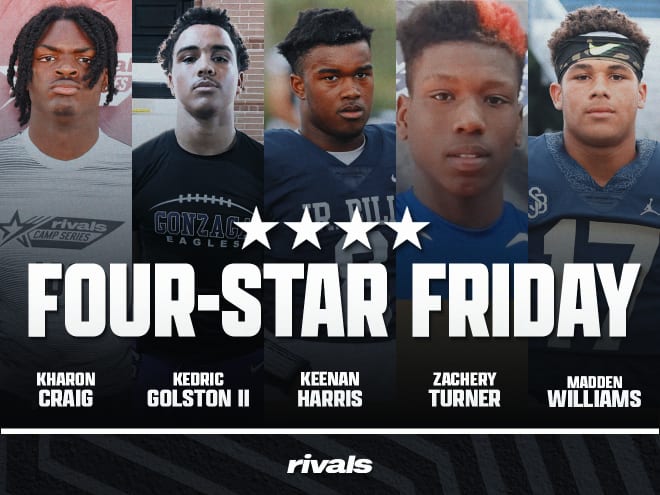 Four-Star Friday: Five prospects join Rivals' elite ranks