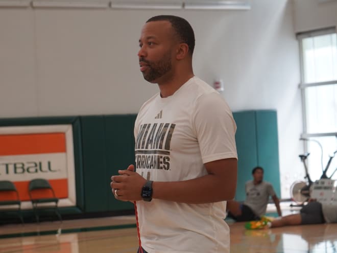 Video: Miami Assistant Coach Kotie Kimble talks post-practice