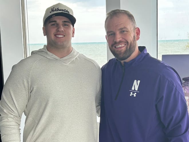 New transfer Talan Chandler came to compete at center this season for NU