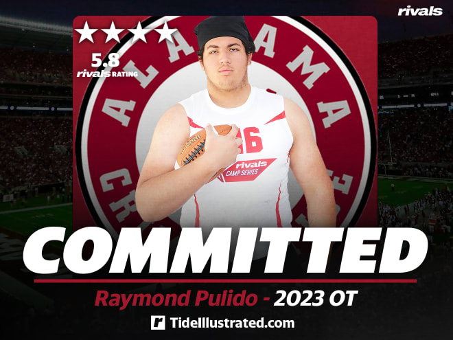 Massive California OL Raymond Pulido commits to Alabama