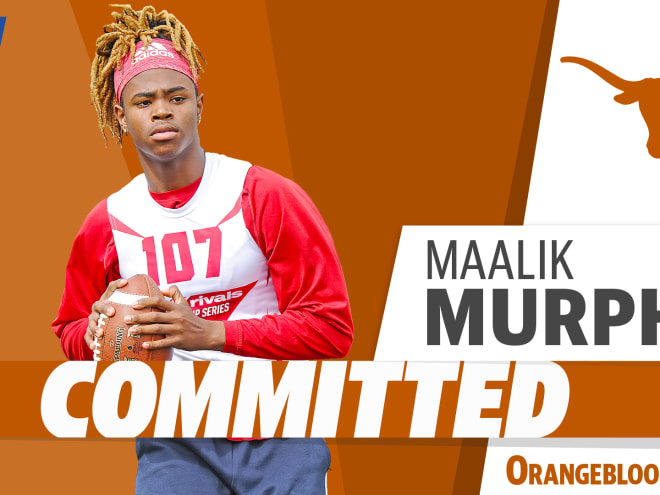 Longhorns land foundation piece with commit from quarterback Maalik Murphy