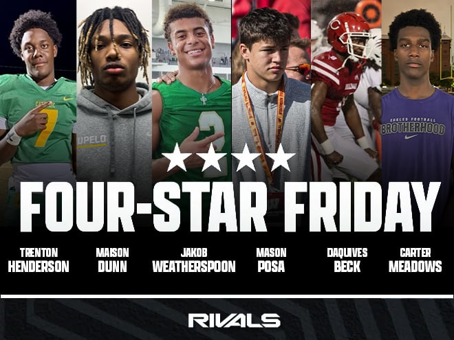 Four-Star Friday: Six more prospects join elite ranks