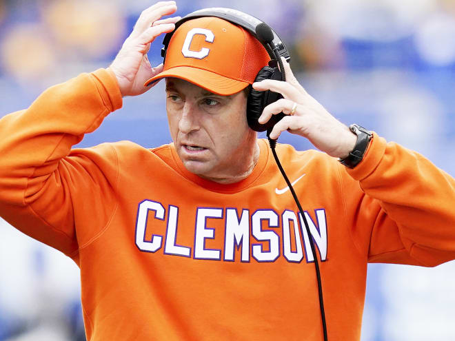 Swinney on Stellato's season-ending injury, O-line, The Citadel