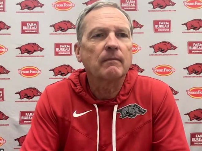 WATCH: Dave Van Horn reacts to Fayetteville Regional draw