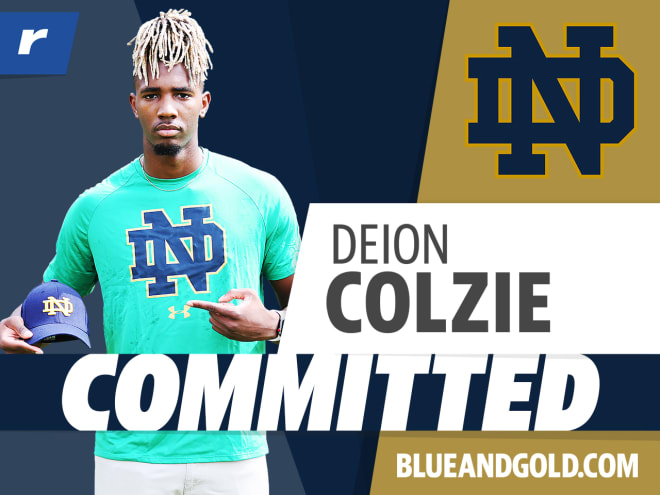 The second commitment to Notre Dame is 'different' for Deion Colzie