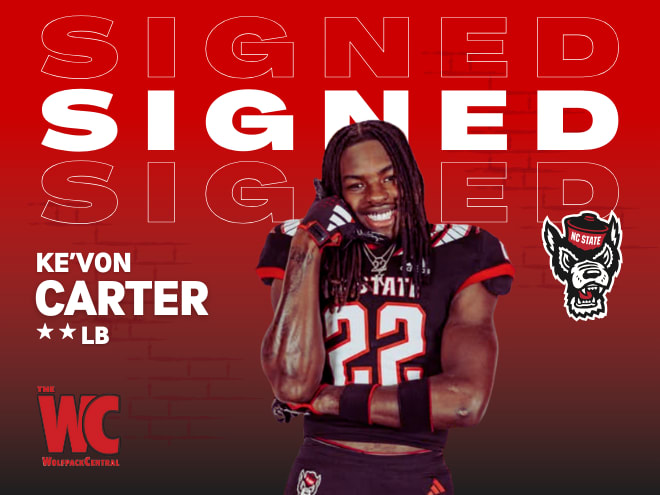 Letter of intent No. 20: Inside linebacker Ke'Von Carter