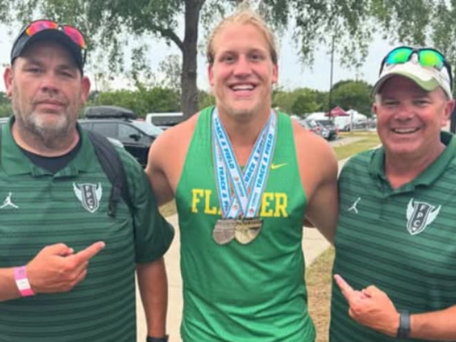 Football recruits shine at state track and field meets