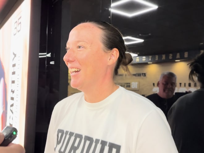 VIDEO: Katie Gearlds media availability ahead of Indiana Tech exhibition