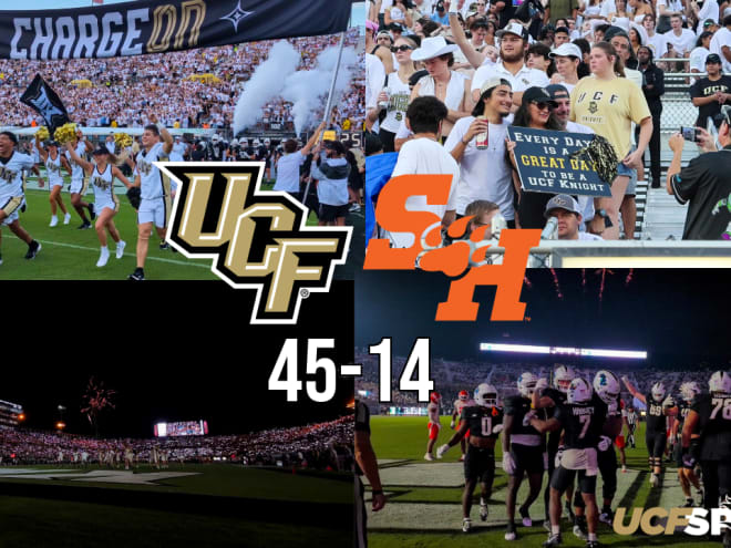 Sights & Sounds from UCF's 45-14 win vs. Sam Houston