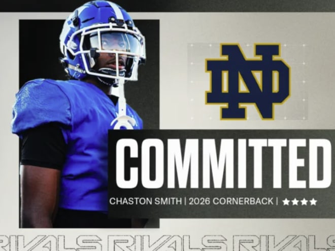 Top 100 CB Chaston Smith commits to Notre Dame