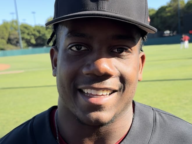 Champ Hampton is loving his time in the outfield and on the gridiron