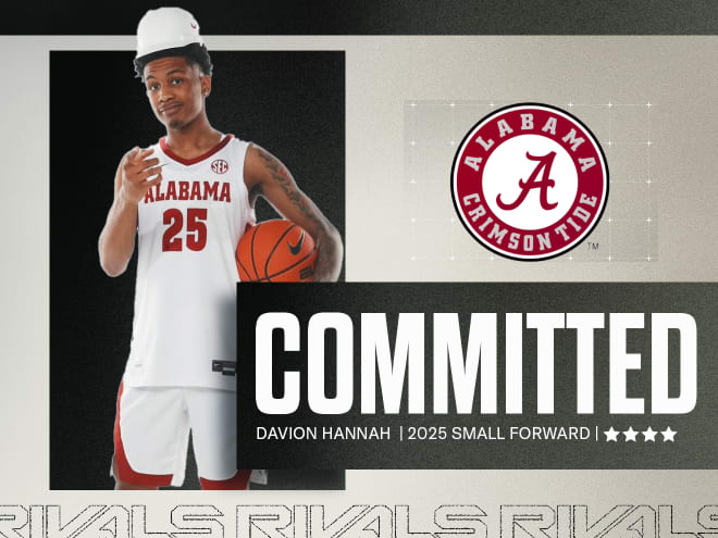 Four-star SF Davion Hannah commits to Alabama