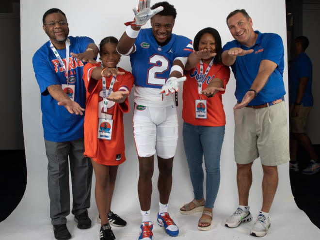 Rivals100 ATH Gentry Williams all smiles at UF: 'I'm really glad I came.'