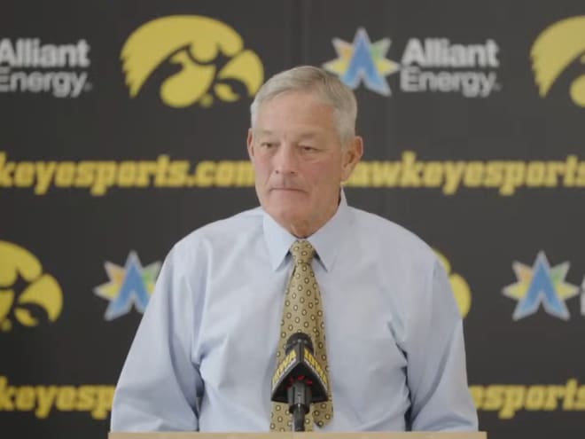 WATCH: Kirk Ferentz Talks QB Situation, Senior Class