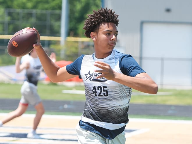 2027 QB Trae Taylor was back at Illinois