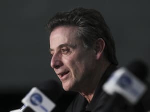 Pitino reacts to NCAA ban