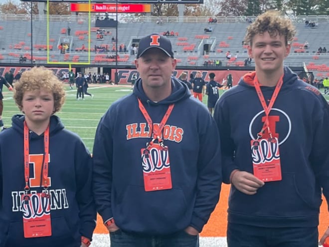 OL Thomann enjoyed his Illinois visit