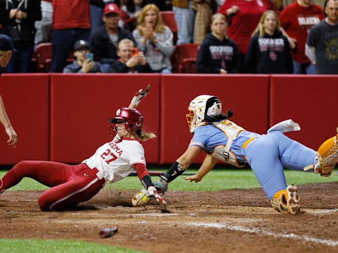 Sooners to face Tennessee in WCWS opener