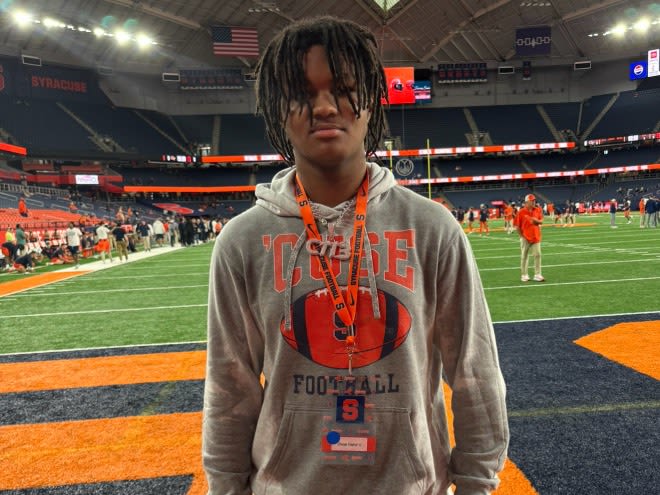 2028 DL Chase Foster II 'really enjoyed' visit to Syracuse