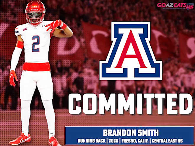 Running back Brandon Smith commits to Arizona