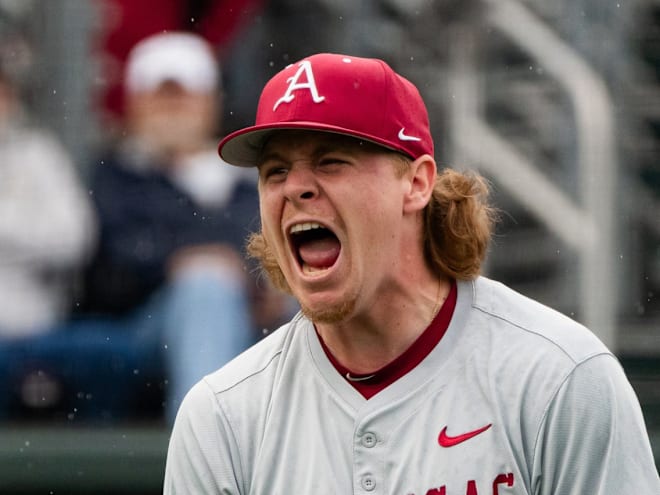 Dave Van Horn explains decision to start Aiden Jimenez on Friday