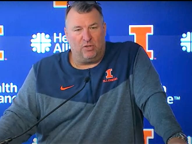 Illini coach Bret Bielema weighs in on portal pandemonium