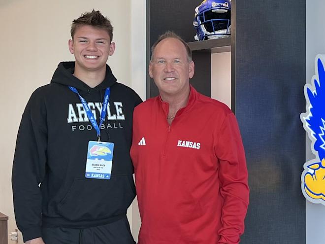 Braden Bach impressed with KU visit, will return in a few weeks