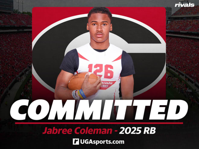2025 RB Jabree Coleman commits to Georgia