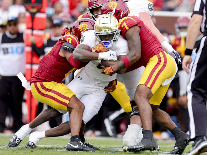 Film Analysis: Good backs, good blocks carried Notre Dame offense at USC