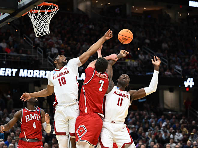 Improved rebounding paramount for Alabama after scare against Robert Morris